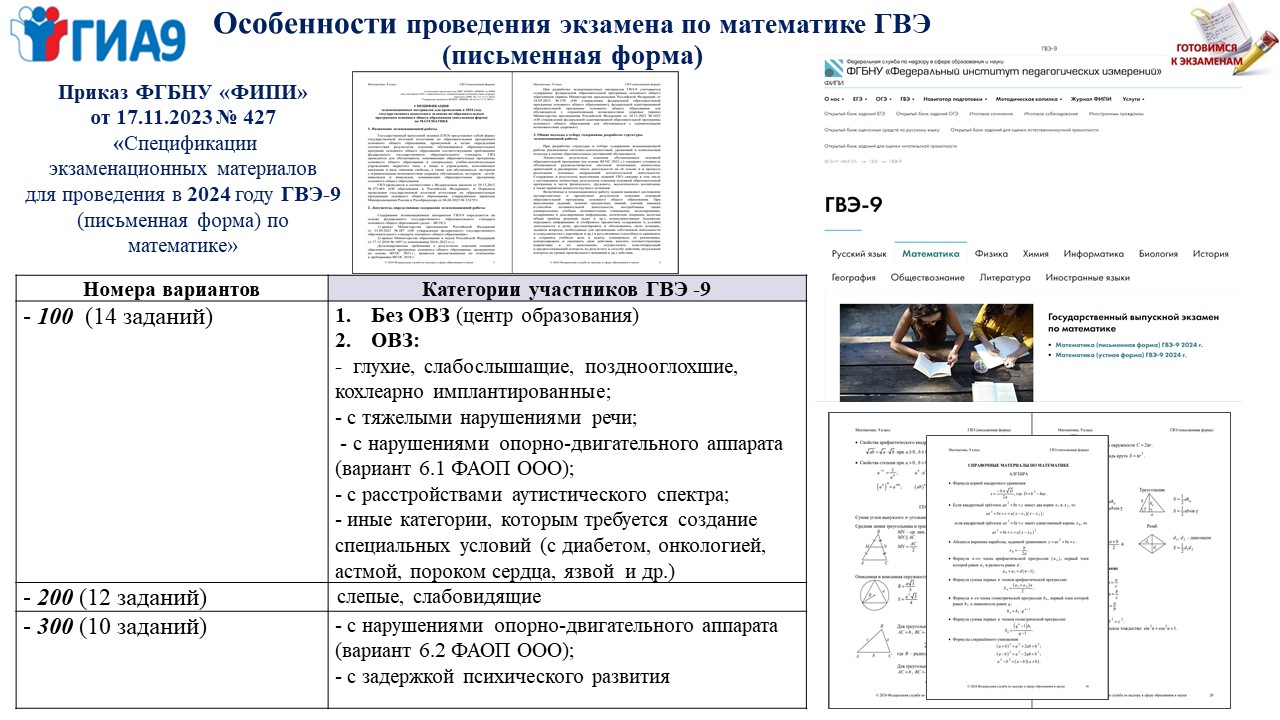 ОГЭ (9 классы) » ШКОЛА № 43 г. о. Самара